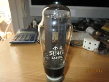 ZA3084 BRIMAR U52= GEC BLACK PLATE TUBE VALVE LAMPE RÖHRE 5U4G BLACK BASE RARE