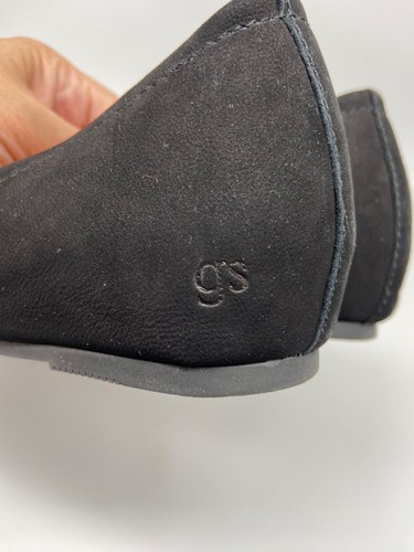 Zapatos planos de terciopelo Gentle Souls by Kenneth Cole para mujer talla 8 negros marinero ballet - Imagen 7 de 12