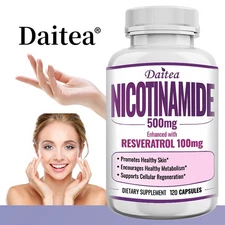 Niacinamide and Resveratrol Extracts – Supports healthy skin, nails and hair