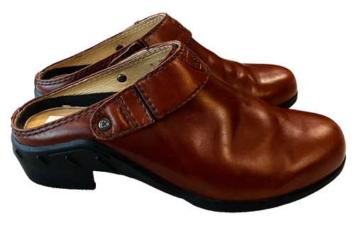 Ariat Womens Size 8.5 B Western Closed Toe Leather Mules Shoes Brown Slip On - Picture 5 of 14