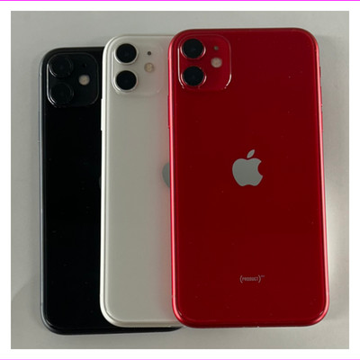 iPhone 11 128GB/64GB - T-Mobile & Verizon, Black/Red - Free