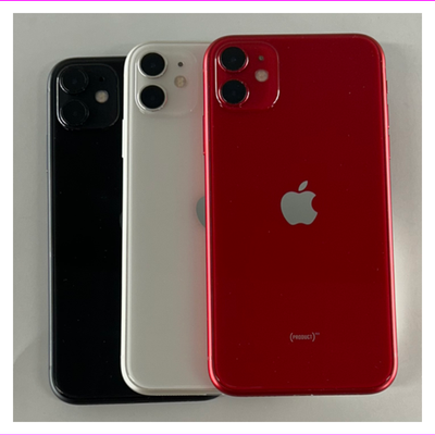 iPhone 11 128GB/64GB - T-Mobile & Verizon, Black/Red - Free