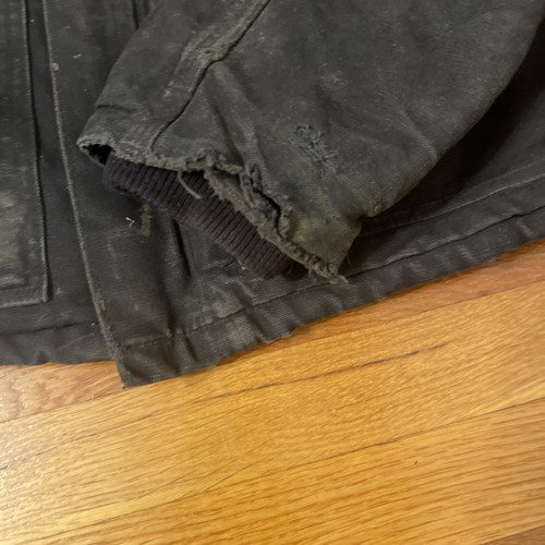 VINTAGE Carhartt Jacke Herren schwarz Arctic Canvas Jacket JQ185 J02 - Bild 4 von 21