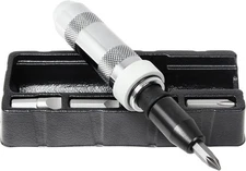 Powerbuilt 1/2 Inch Drive Impact Driver Set Extractor Tool, Large, Silver 