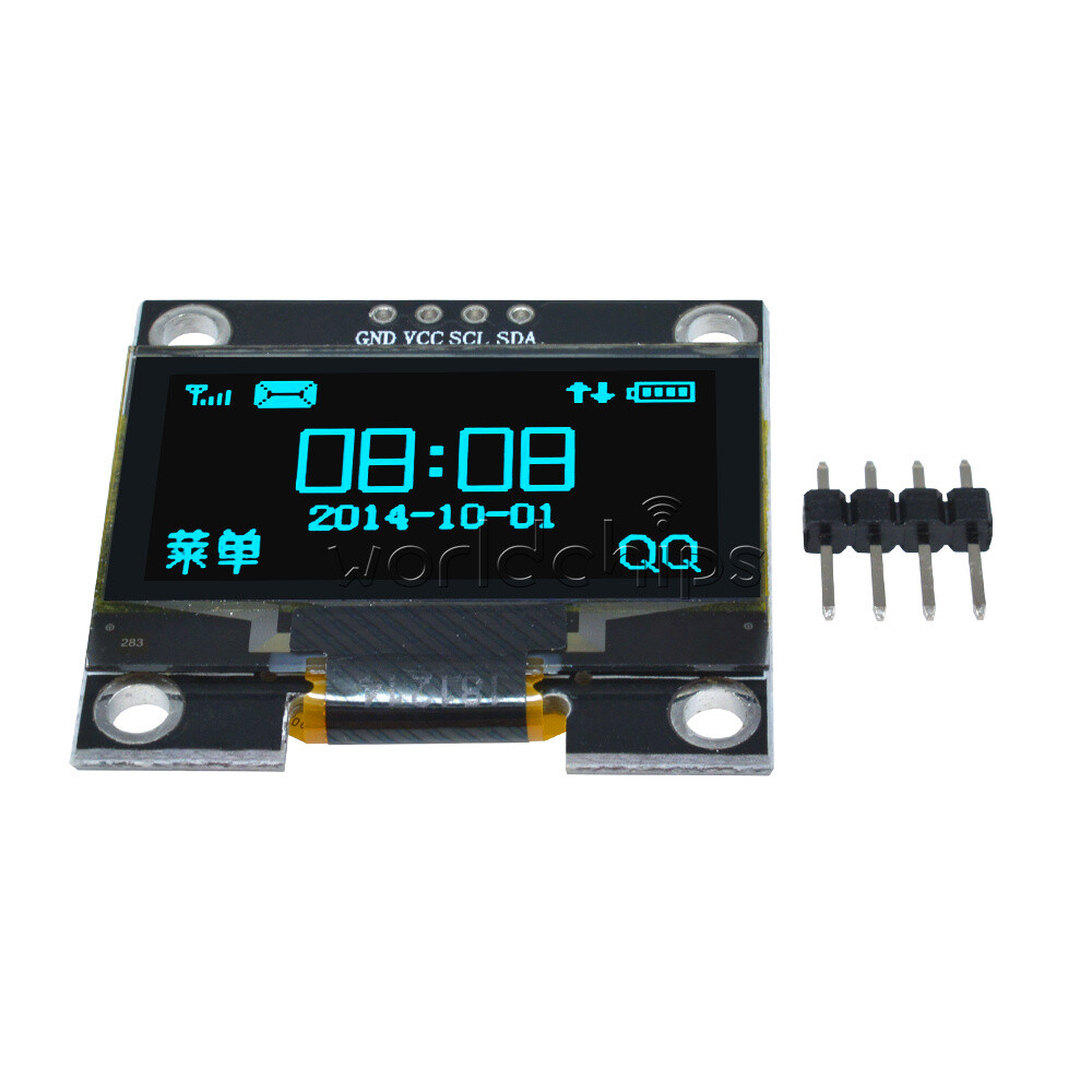 Display I2c Per Progetti Elettronica Display OLED 1.3 Pollici I2C 128x64 Bianco - Modulo Per Arduino, Raspberry Pi, Alimentazione 3.5-5V, Controllo Semplice Modulo OLED I2C Per Arduino Raspberry Pi - Foto 3