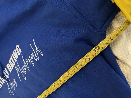 Comedian Norm Macdonald “Mentally Dating” Sweatshirt hoodie XL RIP Norm SNL - Picture 4 of 6