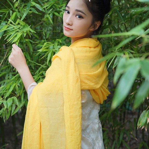 Classic Elegant Plain Fashion Soft Feel Ladies Spring Scarf Shawl Neck Wrap - Bild 4 von 28