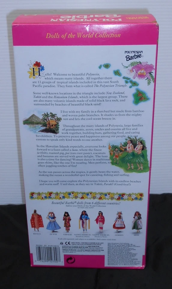 ПОЛИНЕЗИЙСКАЯ БАРБИ, КУКЛЫ МИРА SP. ED., 12700, КРАСИВЫЙ В КОРОБКЕ, 1994! - Изображение 4 из 4