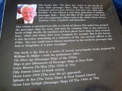 New Book: "The Silver Age, Passenger Ships of the 1950s"-Wm. Miller -- Softcover - Picture 12 of 12