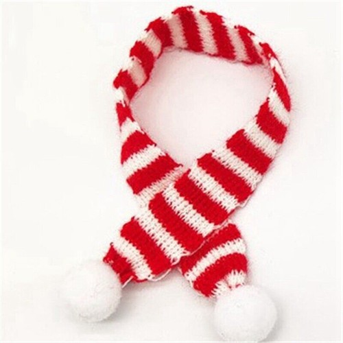 Christmas accessories woolen scarf small scarf mini decorative Miniature scarf - Picture 10 of 12
