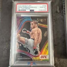 🔥2022 Select UFC Umar Nurmagomedov Tie-Dye Octagonside Rookie /25 PSA 10 Pop5🔥
