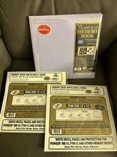 E-Z Load 12 x 12 Memory Book Photo Album Top Loading LILAC PURPLE MB-10 2 REFILL