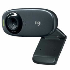Logitech C310 HD Webcam Microphone Black 1.2Mp 720P Widescreen 30Fps 960-001065