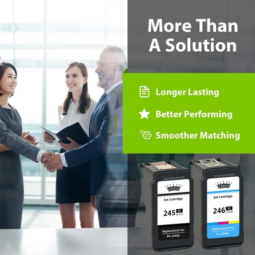 2xPG-245XL+1xCL-246XL Ink Cartridge For Canon MG2520 MG2525 MG3000 TS3120 TS3322 - Picture 2 of 10