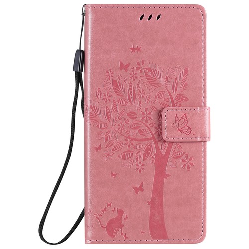 For Huawei Y6P Y5P Y8P Y5 Tree Pattern PU Leather Flip Wallet Case Phone Cover - Picture 15 of 24