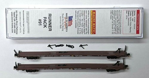 MTL Micro-Trains 07151010 TTAX 970261 y 07152010 970263 71010 TOFC flatcars | Zustand: New