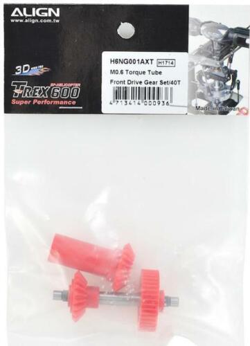 Align/T-Rex Helicopters 600N/600E/550 M0.6 Torque Tube Front Drive Gear Set/40T - Picture 2 of 2