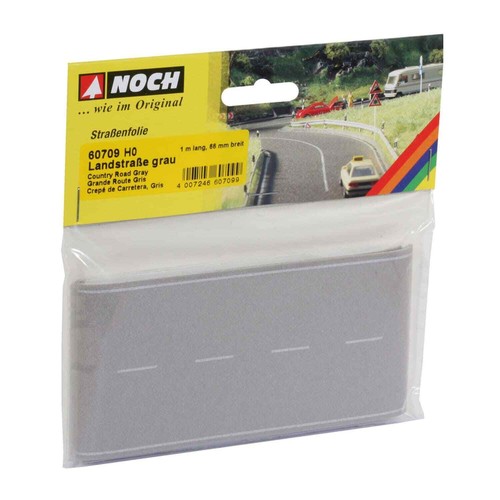 NOCH 60709 1/87 H0 DECORS GRANDE ROUTE ASPHALTE FILM AUTOCOLLANT 6,6 CM HO - Photo 2/4