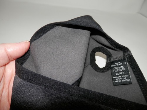 x3 Ladies' Holloway Artillery Headband 223828 Ponytail Fleece Black Heather NEW - Picture 7 of 7