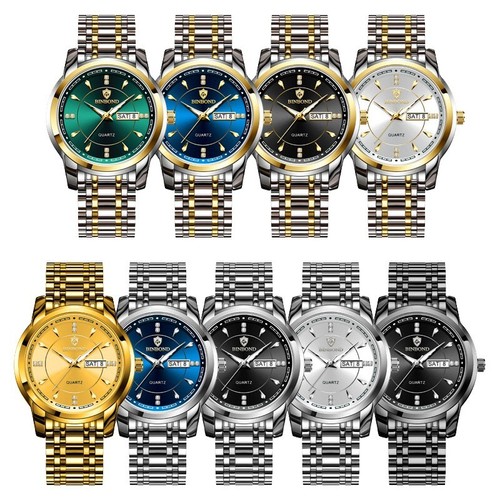 Business - style Men's Watch with Luminous Calendar - High - end and Daring