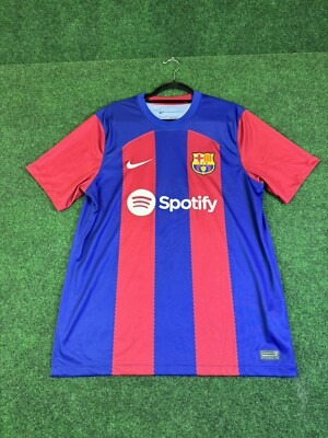 Nike 23/24 FC Barcelona Araujo Home Jersey Men's Size L