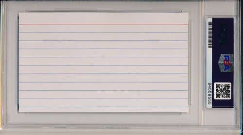 George W. Bush handsignierter Schnitt auf 3x5 Karteikarte PSA/DNA - Bild 2 von 2