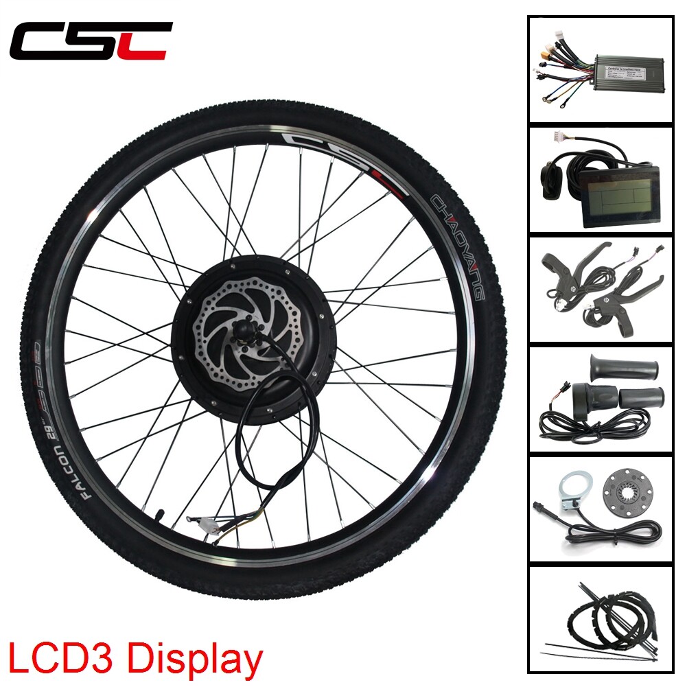 E-bike Conversion Kit 48V 500V Rear Motor Wheel with LCD3 Regeneration bicycle E-bike Conversion Kit 48V 500V Rear Motor Wheel with LCD3 Regeneration bicycle up to 70% off