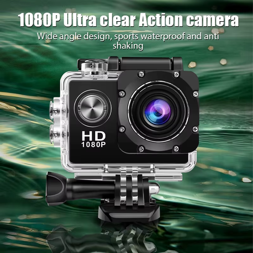 Mini 4k HD Wifi Sports Portable Motorcycle Waterproof Diving Action Body Camera - Picture 2 of 13