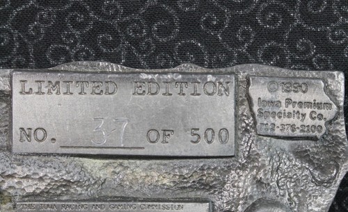 Iowa River Boat Gambling Belt Buckle - LTD #37/500 - Iowa Premium Specialty Co - Picture 5 of 6