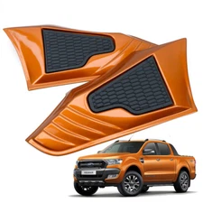 FLQ Side Vent Simulator Cover Orange For Ford Ranger Wildtrak Hi-Rider 2015 18