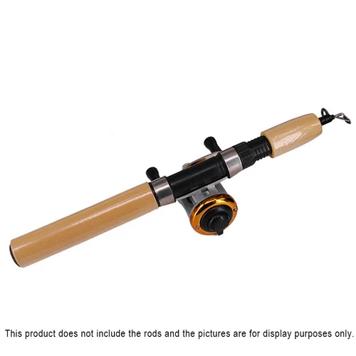 2pcs Portable Mini Fishing Reel Aluminum Spool Metal Spinning Reel Winter Ice US - Picture 5 of 11