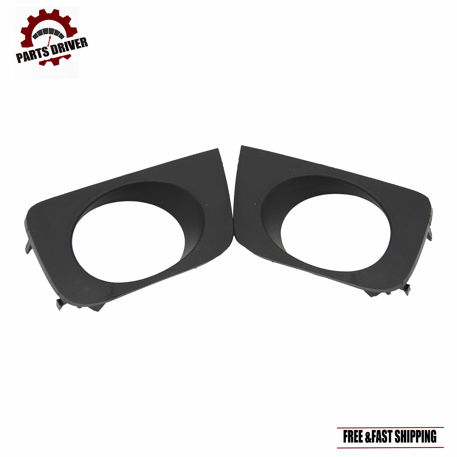 Pair Front Left & Right Fog Light Lamp Bezel For Toyota 4runner 2006-2009