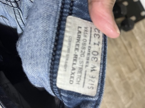 Diesel Industry Larkee Regular Straight Button Fly Jeans Men’s 3ox32 - Picture 7 of 8