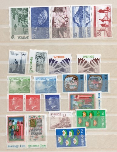 Schweden, Lot Marken postfrisch k488