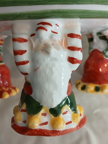 Plato para servir House Of Lloyd de 3 patas 2001 Navidad alrededor del mundo 8,2" - Imagen 13 de 24