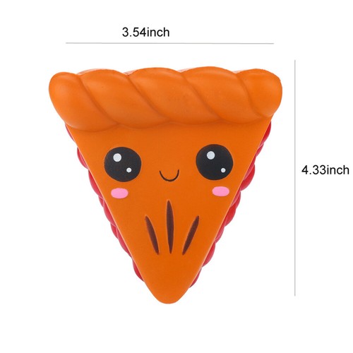Trójkąt Kształt pizzy Wyciskanie Powolne rosnące Zabawki Łagodzenie stresu Zabawka - Zdjęcie 6 z 11