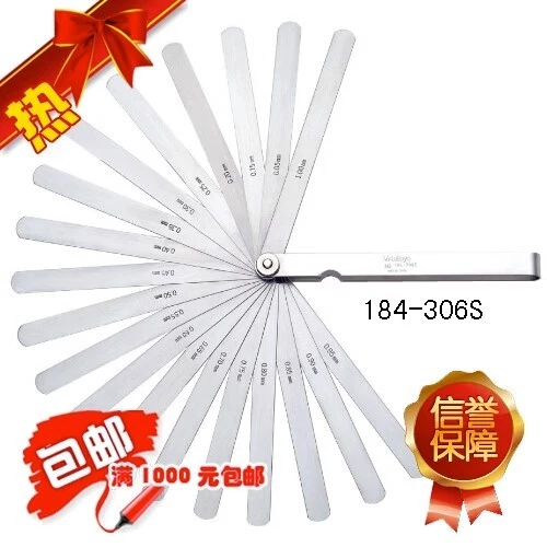 1pc NEW 184-306S 0.05-0.8mm Feeler gauge thickness gauge #W988G WX