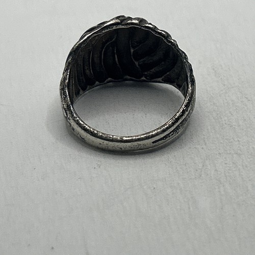 Vintage Sterling Silber 925 Wirbelmuster Kuppelring Größe 6,5 - Bild 4 von 5