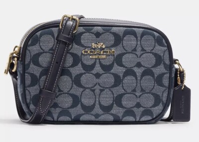 【COACH】デニム/キルティング/Mini Jamie Camera Bag Mini Jamie Camera Bag With Quilting DENIM
