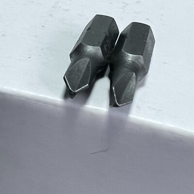 Tri-Wing Triple Adapter Bit für 1/4'' Schraubendreher: Set 1x # 1mm & 1x # 2mm