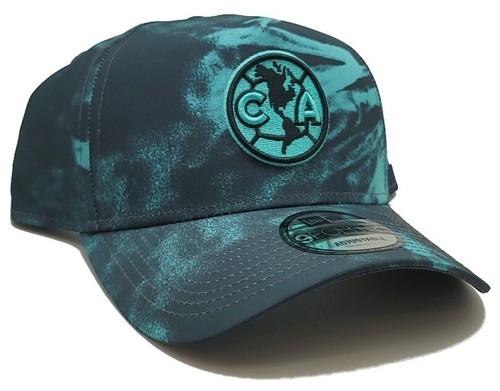 Club de Fútbol América New Era 9Forty Soccer Black Teal Snapback Era Hat Cap - Picture 4 of 9