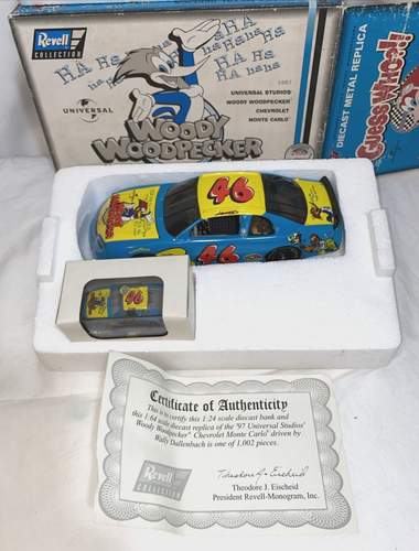 Wally Dallenbach #46 Woody Woodpecker 1:18 Monte Carlo Revell 1997 NOS 3834 - Picture 7 of 18