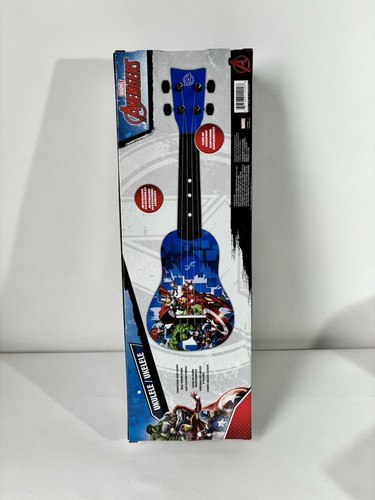 Kids Guitar Toy Avengers Ukulele 20" First Act Guitar Blue Musical Instrument