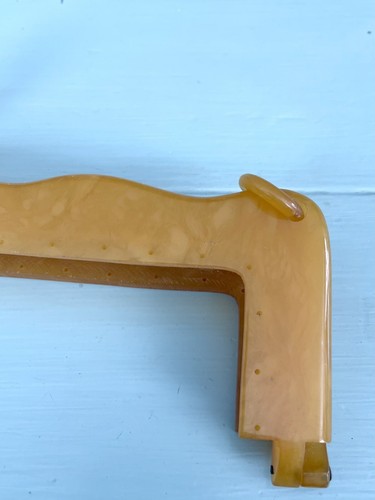 Vtg Bakelite Purse Making Clasp Frame Top Opening - Picture 7 of 7
