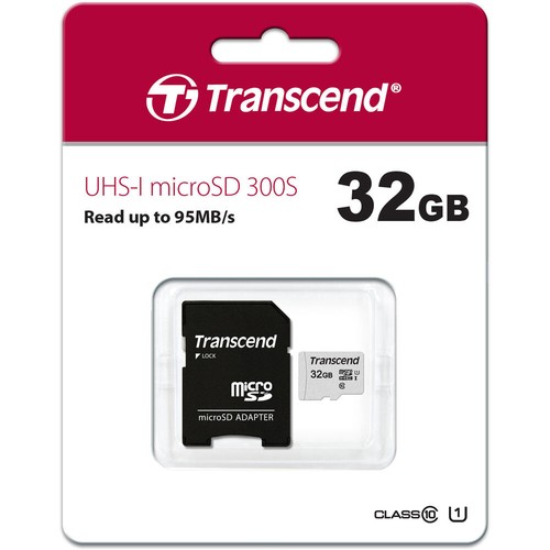 3 Units Transcend 32GB MicroSD Class 10 Micro SDHC Memory Card with SD Adapter - Picture 4 of 4