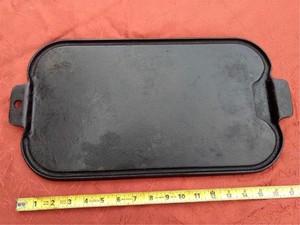 Vintage Cast Iron 17 Griddle C Unmarked Wagner Ebay Vintage Cast Iron 17 Griddle C