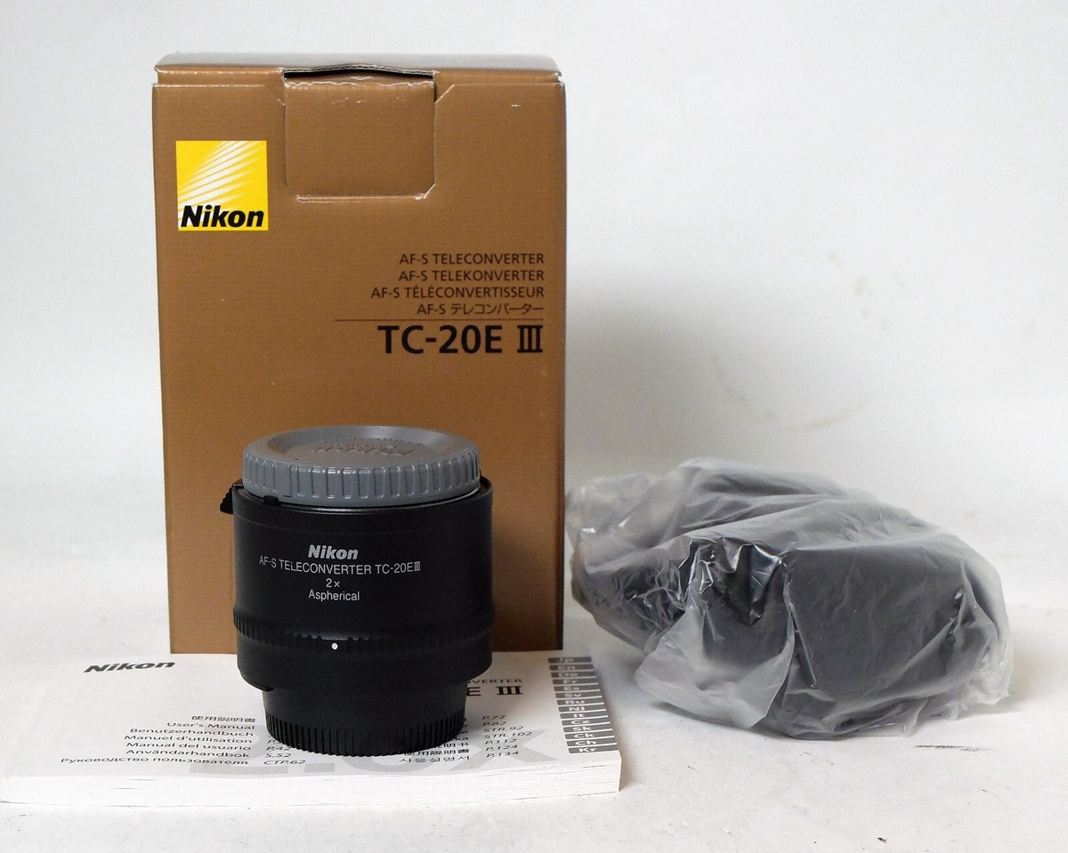 Nikon AF-S Teleconverter TC-20E III 2.0x Lens 35mm SLR Film Nikon AF-S Teleconverter TC-20E III 2.0x Lens 35mm SLR Film