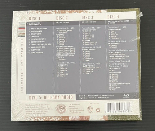 Van Morrison Moondance Hardcover 4 CD + BLU-RAY Hi Res Stereo/Surround Mixes | eBay