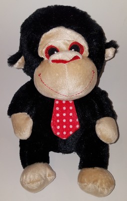 black monkey stuffed animal