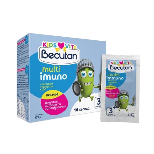 Becutan Kids Vits Multi Imuno 14 sachets